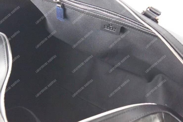 G*u*i soft gg sup*e carry-on duffle black/grey
