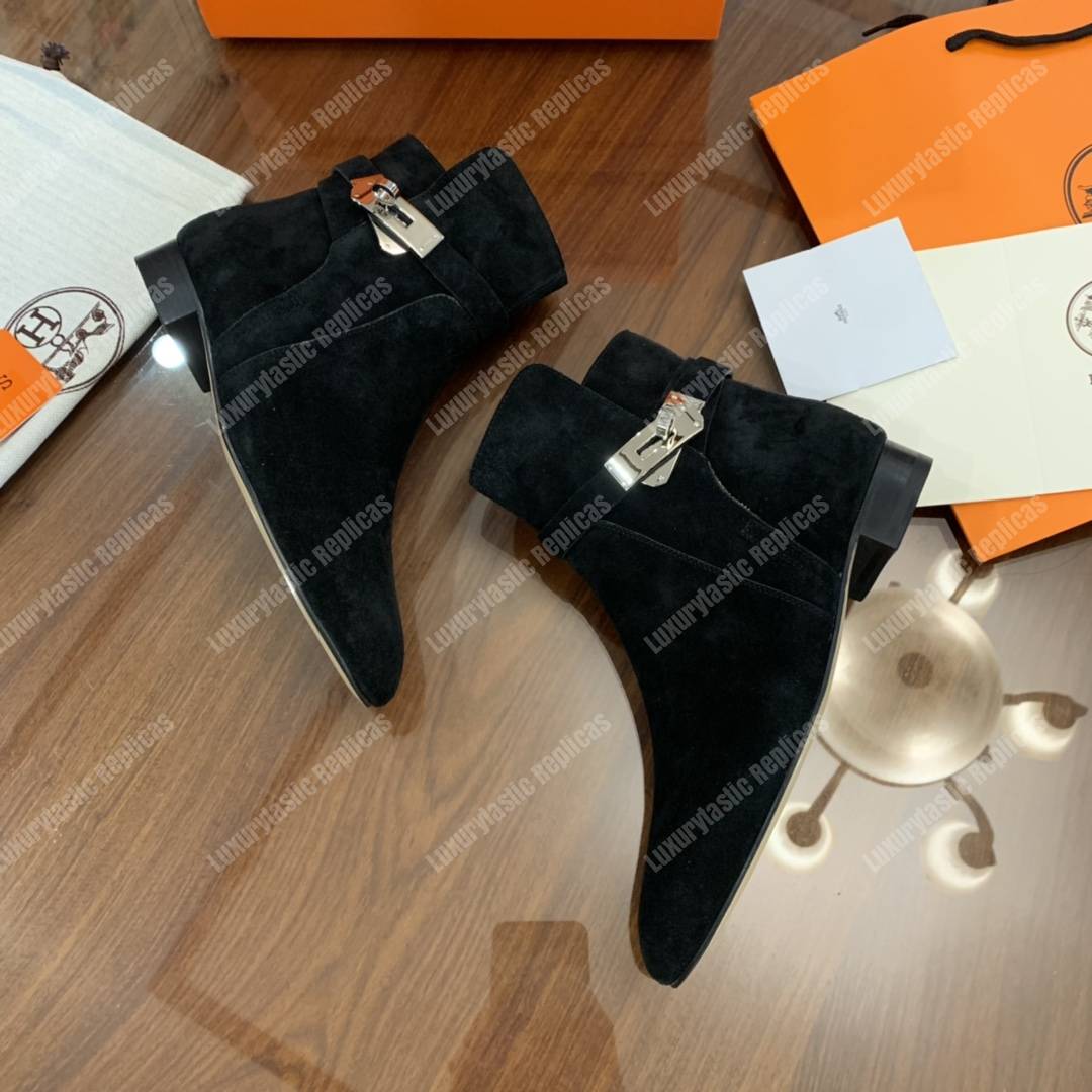 H**mes neo ankle boot black