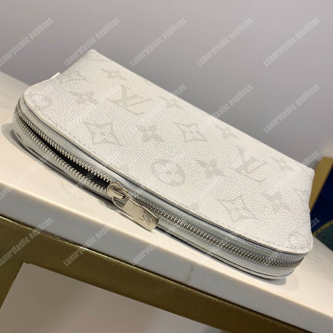 LV Cosmetic Pouch PM Monogram White