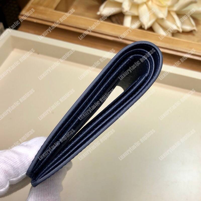 LV Multiple Wallet Epi Leather Bleu Marine
