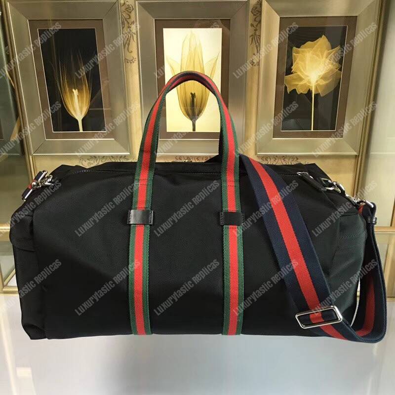 G*u*i technical canvas duffle black