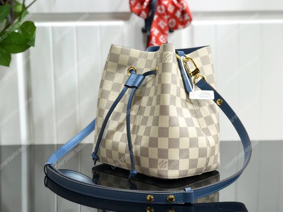 LV Noé BB Damier Azur Canvas Bleuet