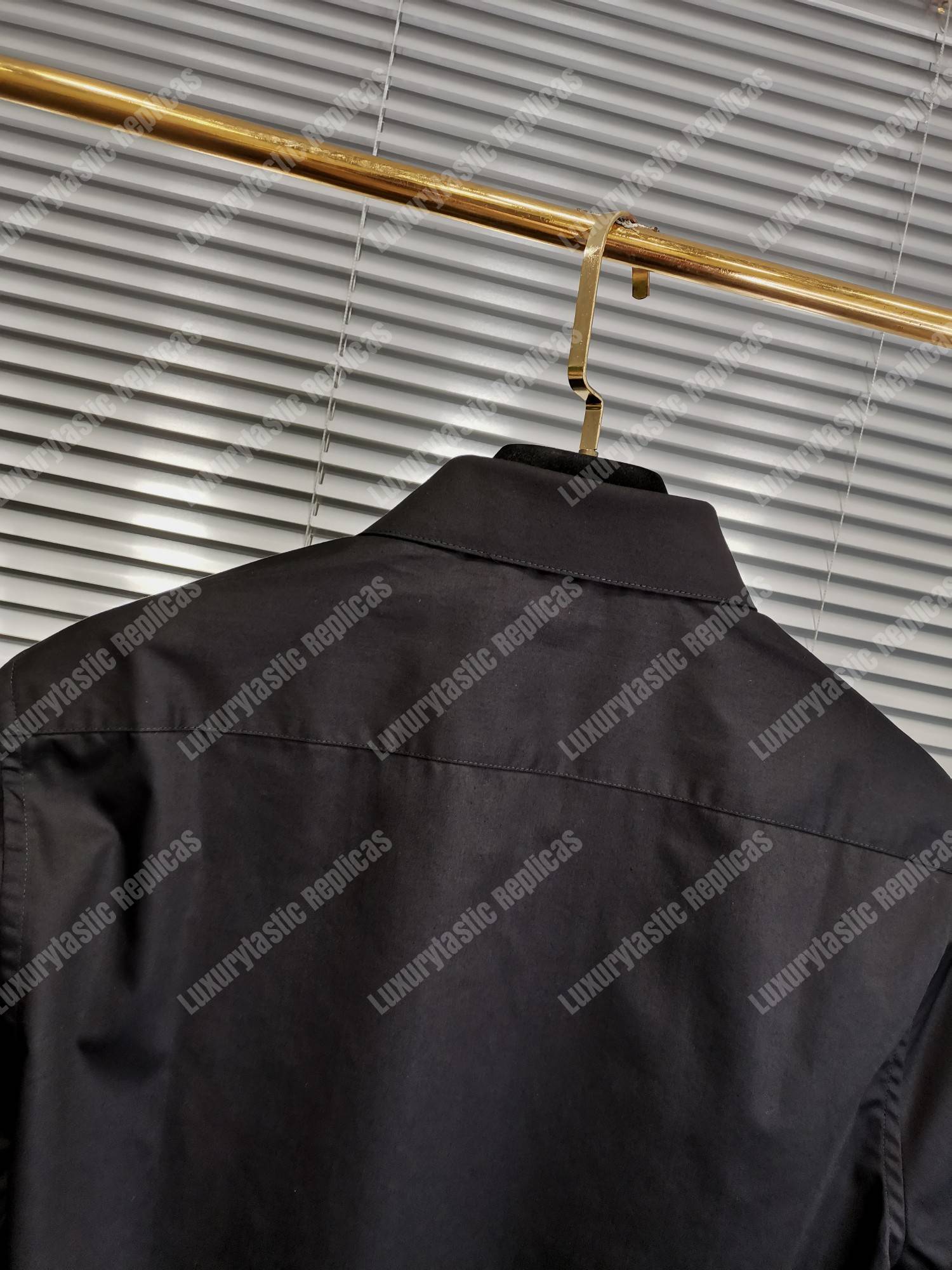 lv l**is V*t*n staples edition dna shirt black