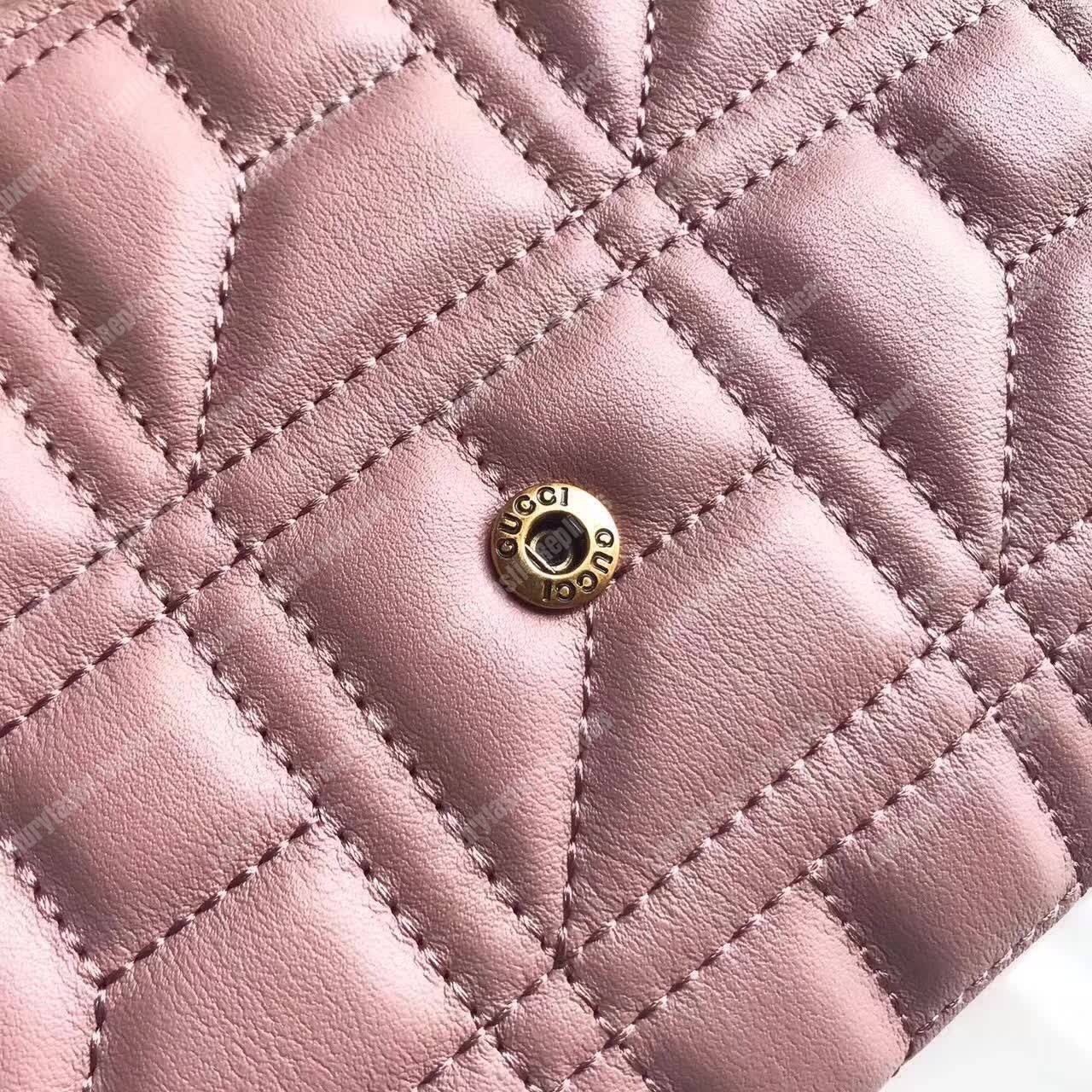 G*u*i gg marmont leather mini chain bag magnolia
