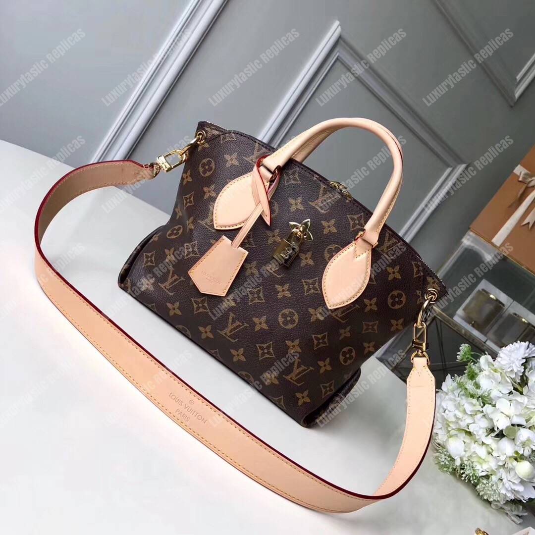 LV Flower Zipped Tote Pm Monogram canvas Beige