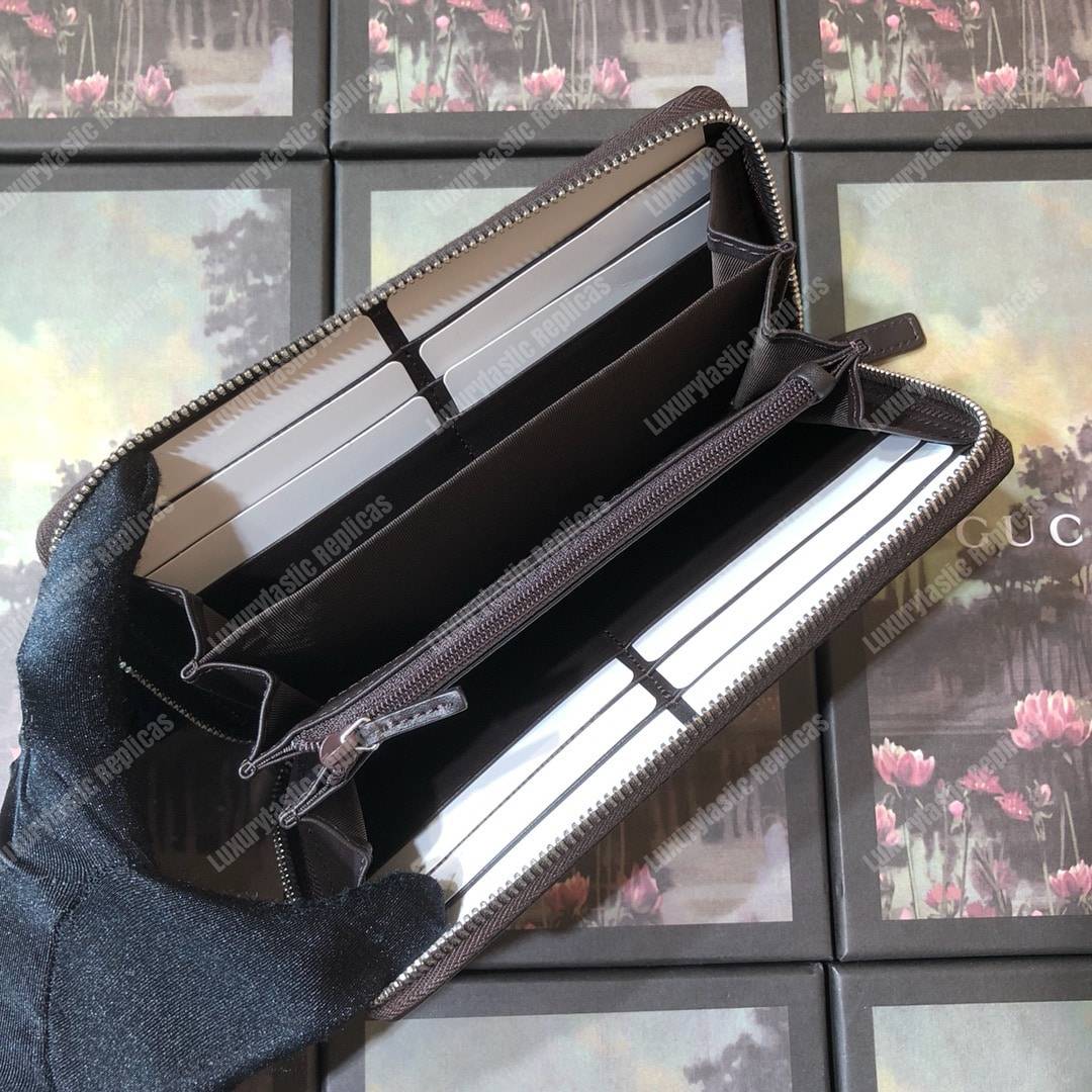 G*u*i web gg sup*e zip around wallet bee