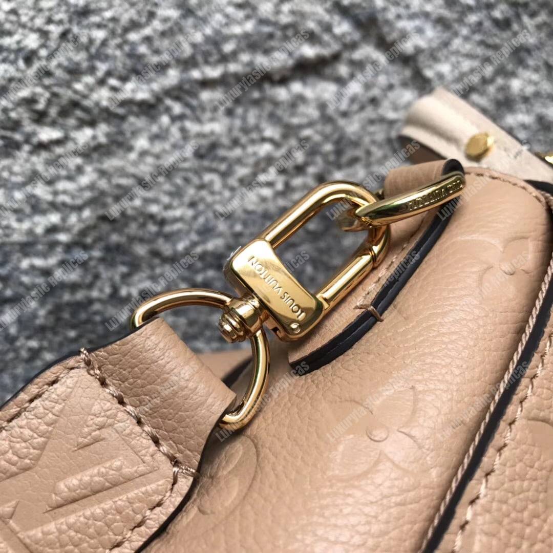 LV Blanche MM Monogram Empreinte Leather Papyrus Creme