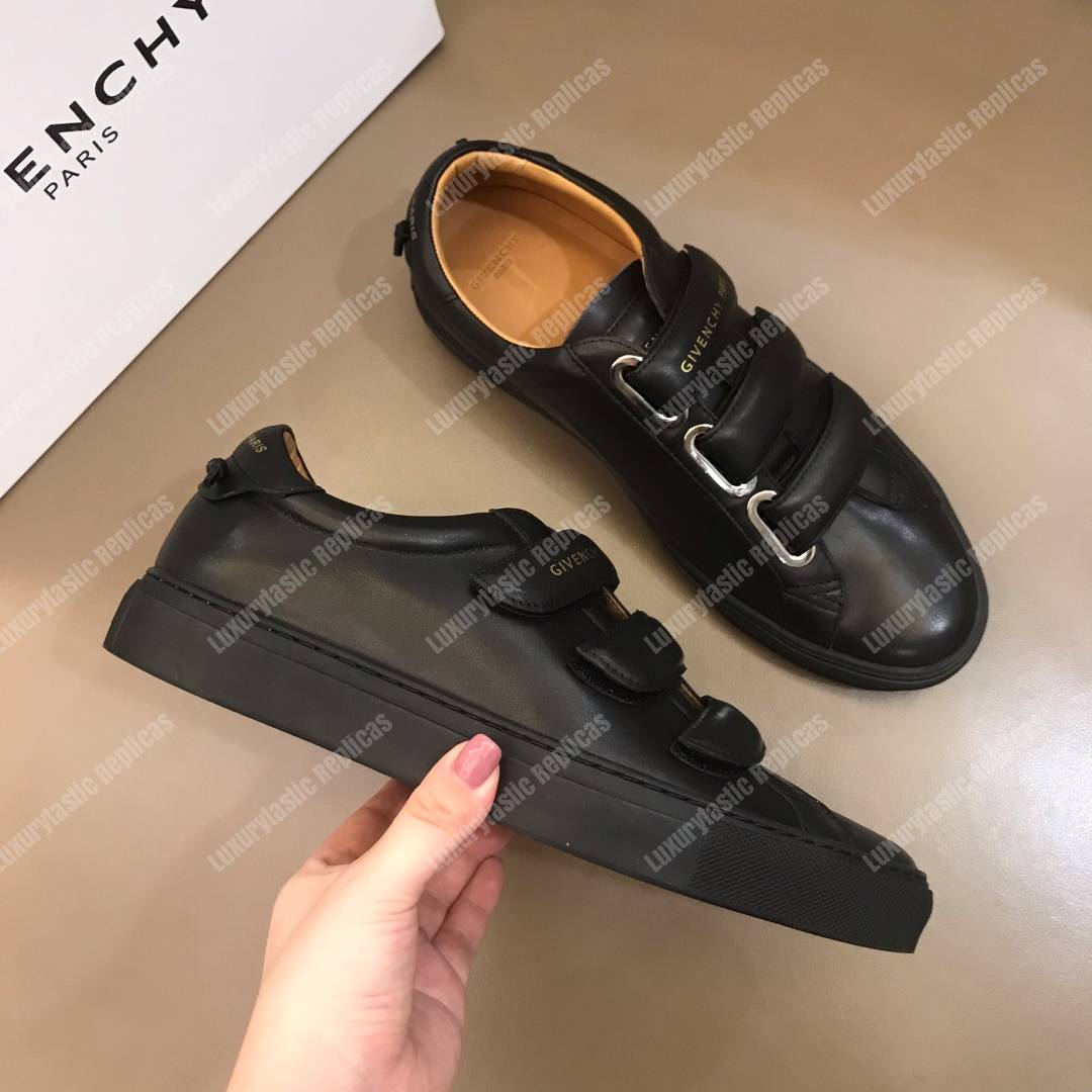Givenchy Sneakers In Leather With Velcro Black