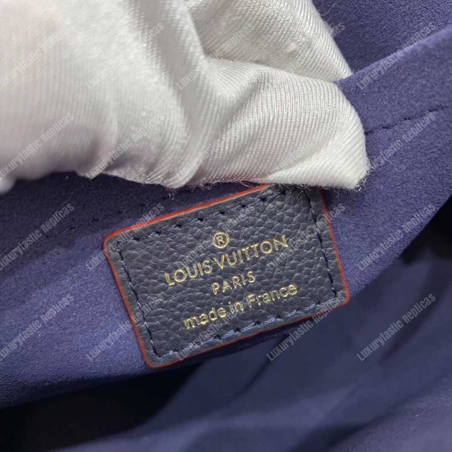 LV Marignan Messenger Bag Monogram Empreinte Marine Rouge