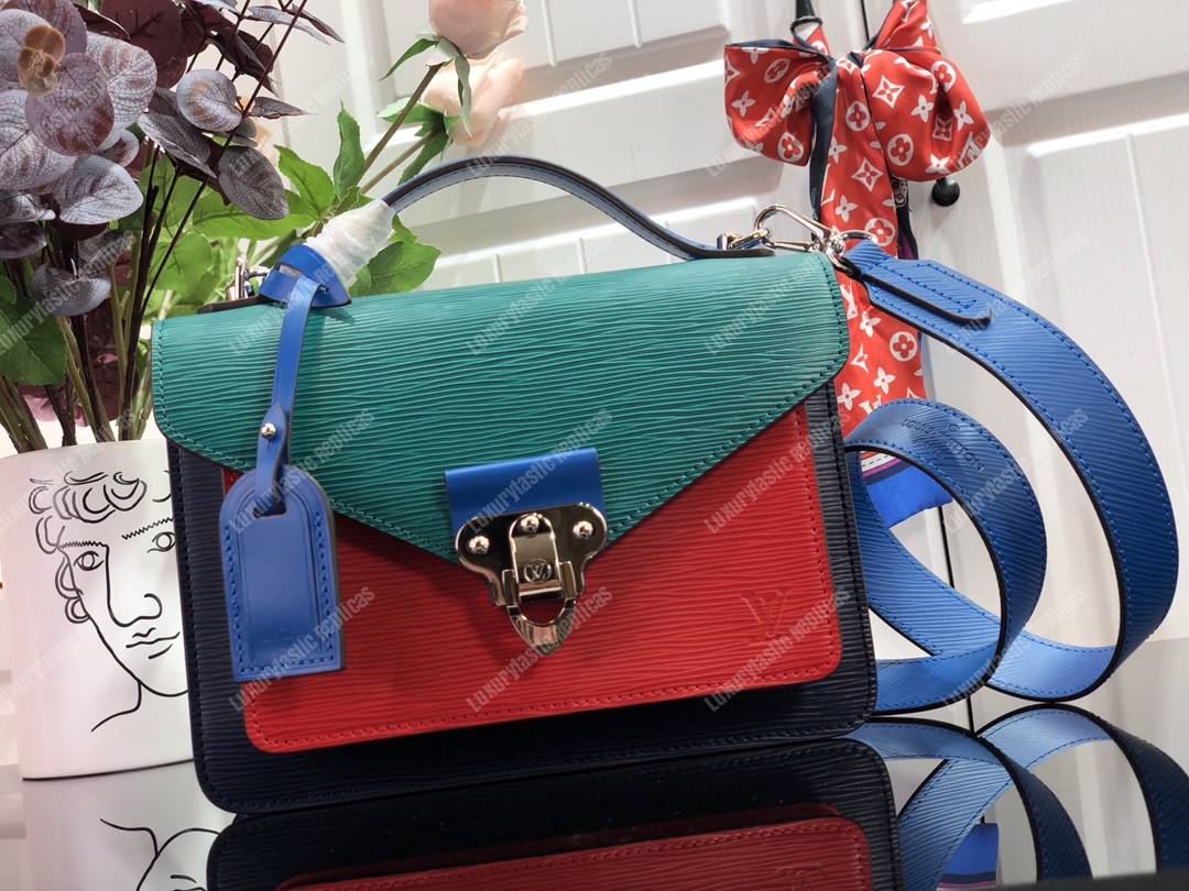 LV Neo Monceau Emerald Green Indigo