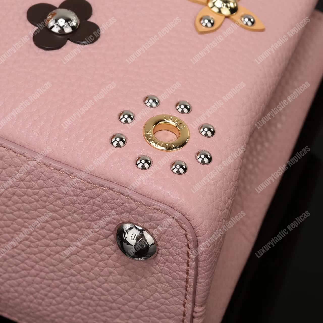 LV Capucines BB Taurillon Leather Mechanical Flowers