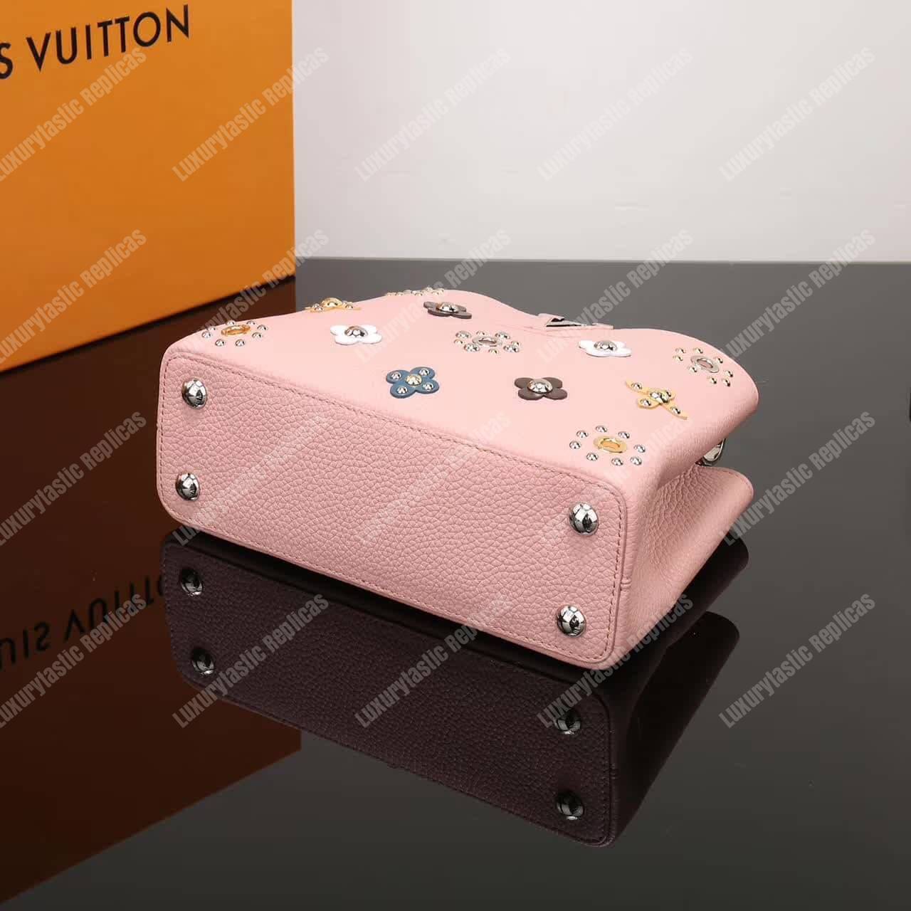 LV Capucines BB Taurillon Leather Mechanical Flowers