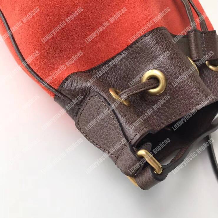 G*u*i ophidia bucket bag orange