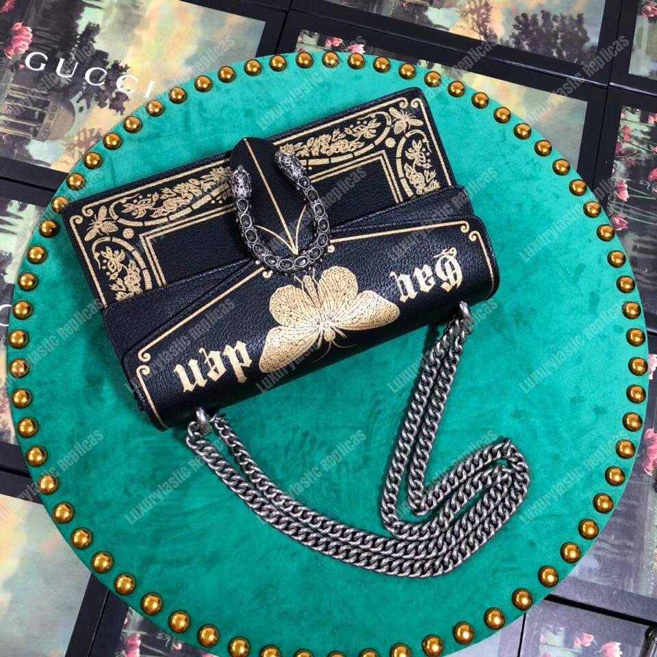 G*u*i dionysus butterfly garden shoulder bag
