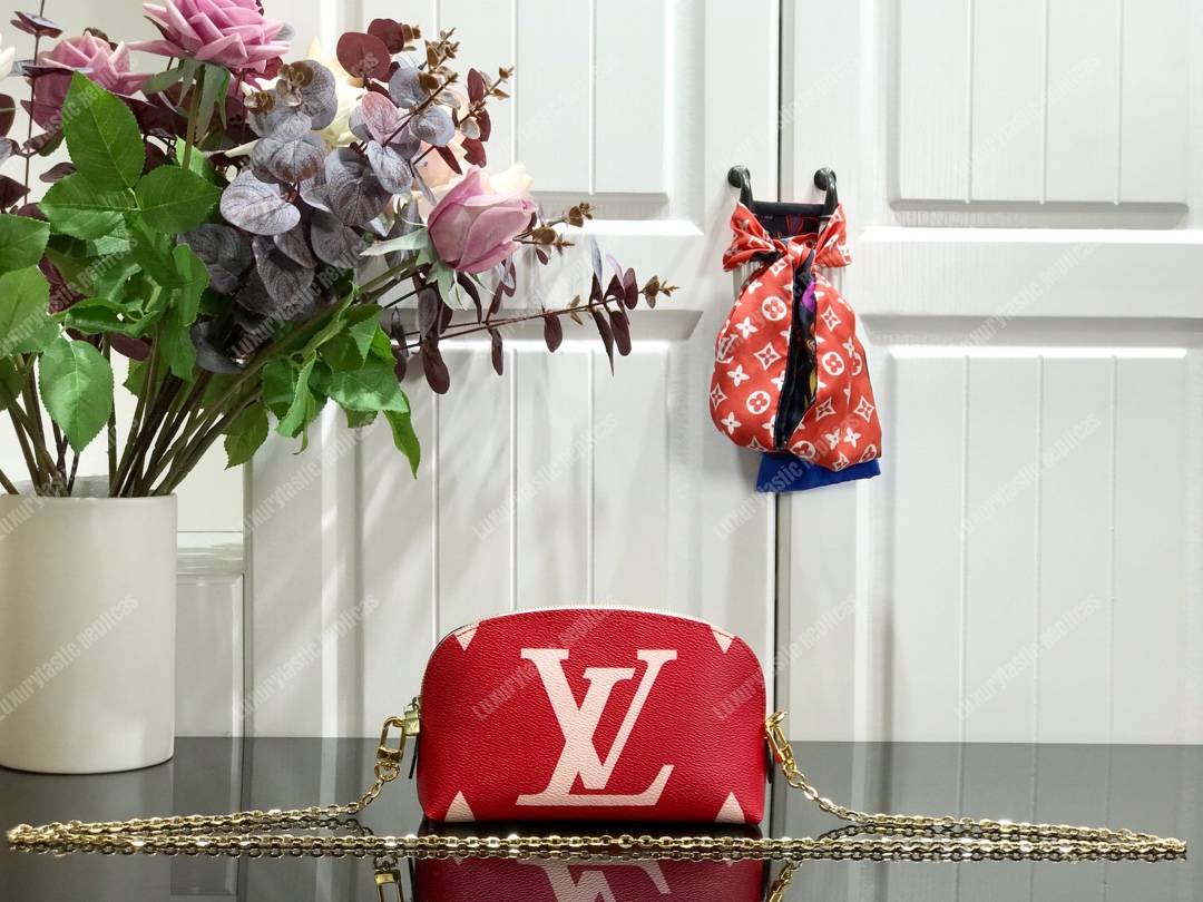 LV Pochette Cosme XL Monogram Red/Pink