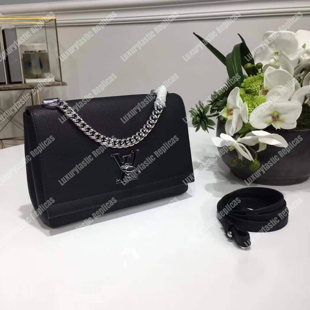 LV Lockme II BB Bag Taurillon Leather Noir