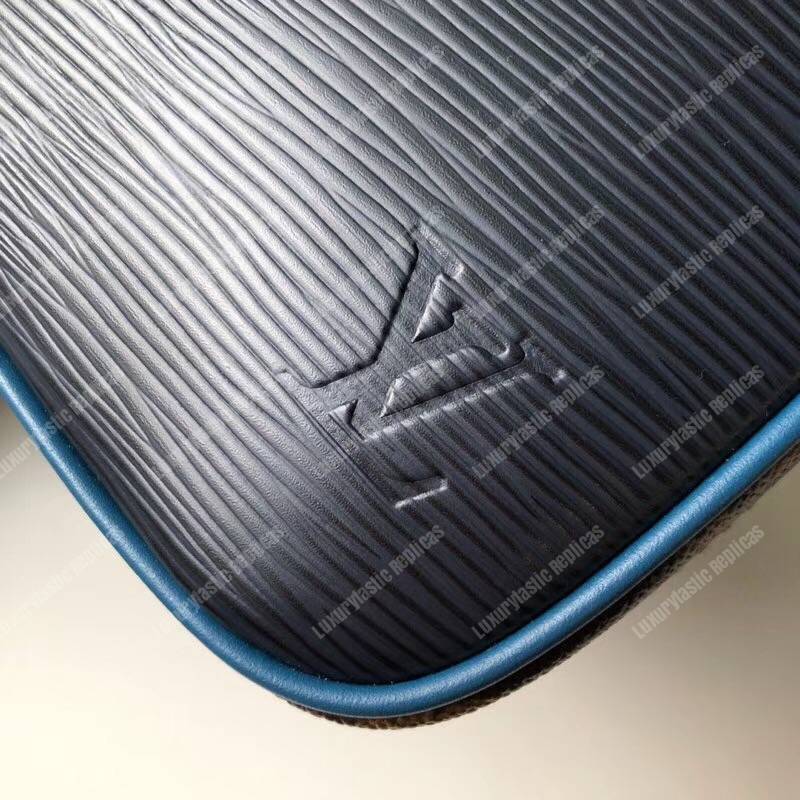 LV Nil Slim Epi Leather Damier Graphite Canvas