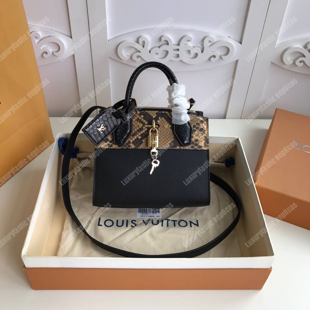 LV City Steamer Mini Python Roccia Black