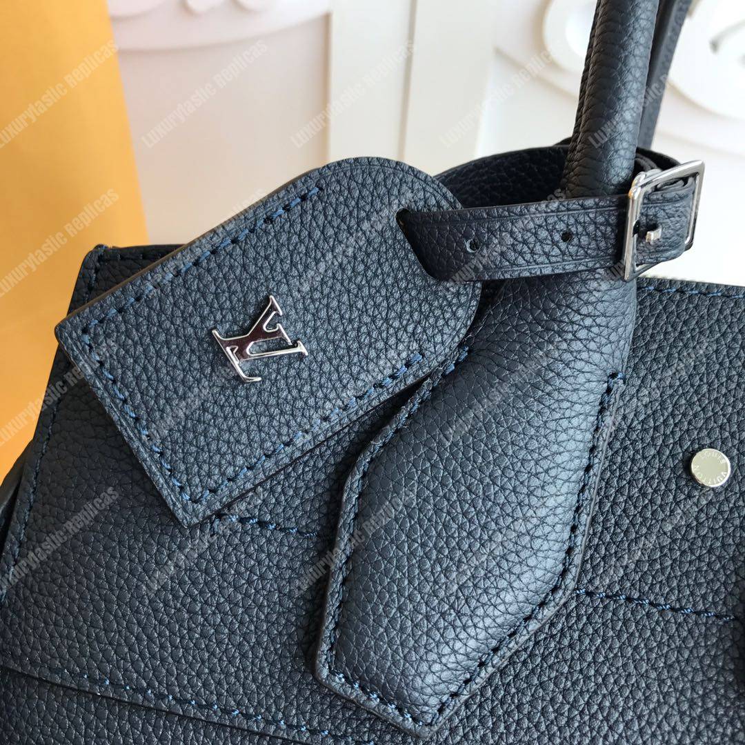 LV City Steamer MM Autres Cuirs Noir
