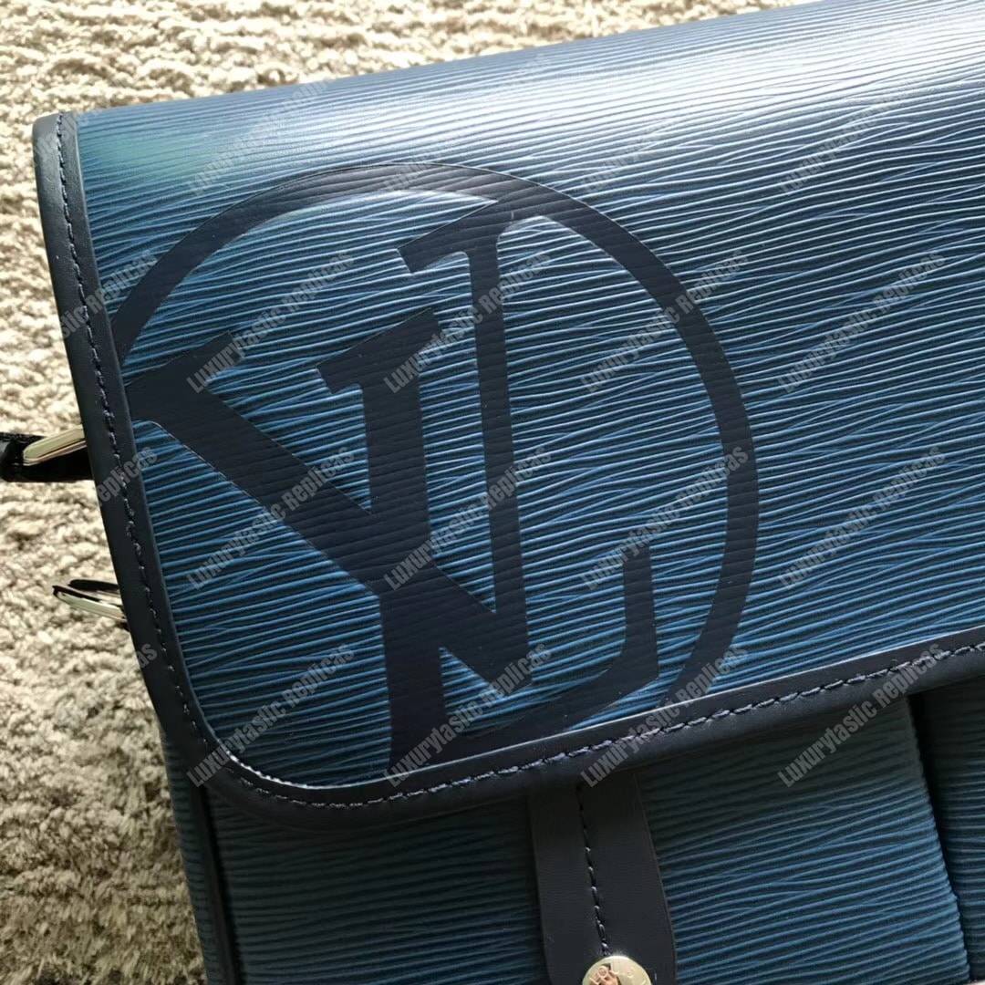 LV Messenger PM Epi Leather Blue