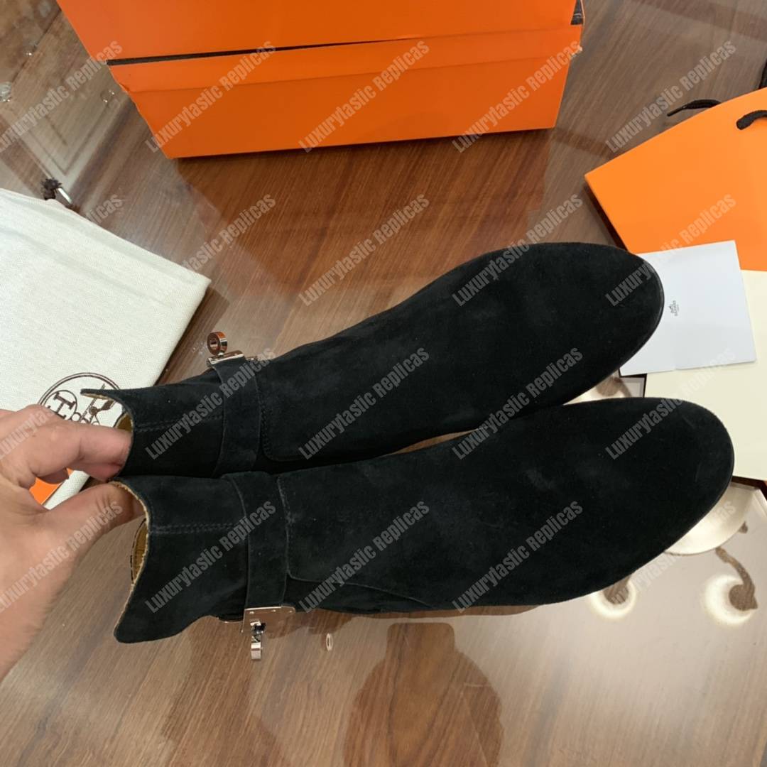 H**mes neo ankle boot black