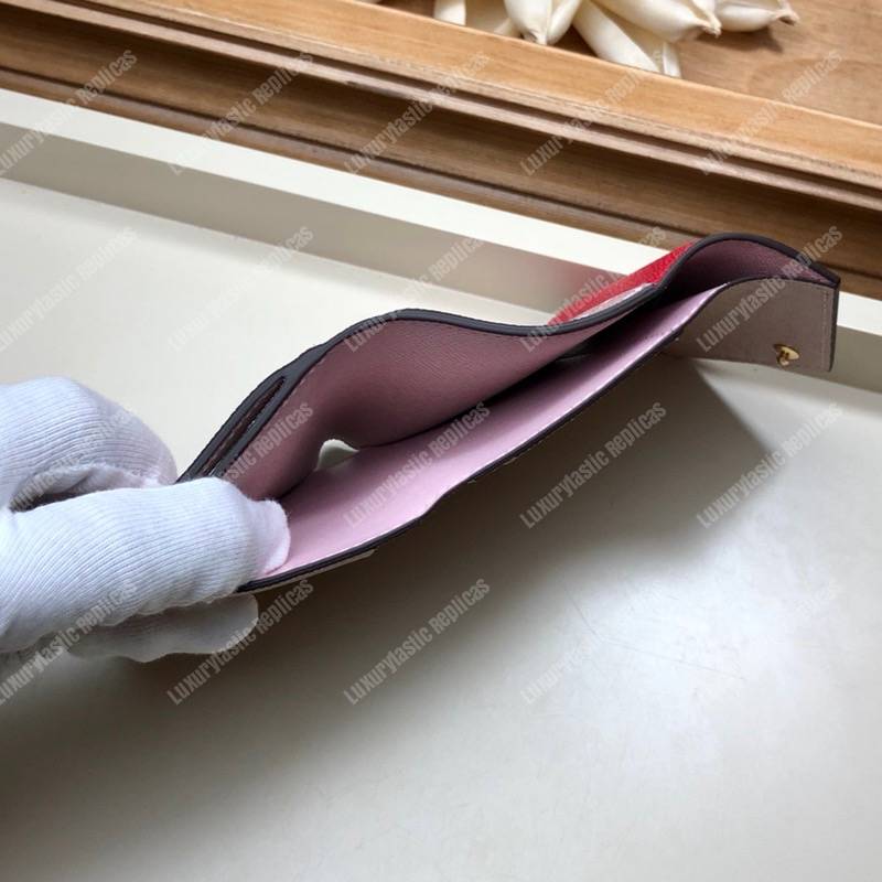 LV Summer 2019 Zoé Wallet Monogram Canvas Red/Pink