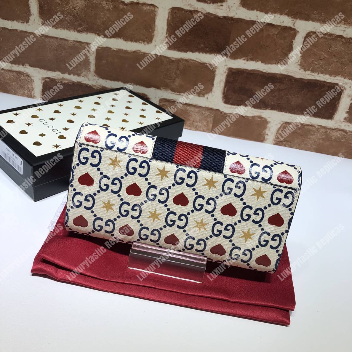 G*u*i chinese valentine’s day exclusive sylvie continental wallet