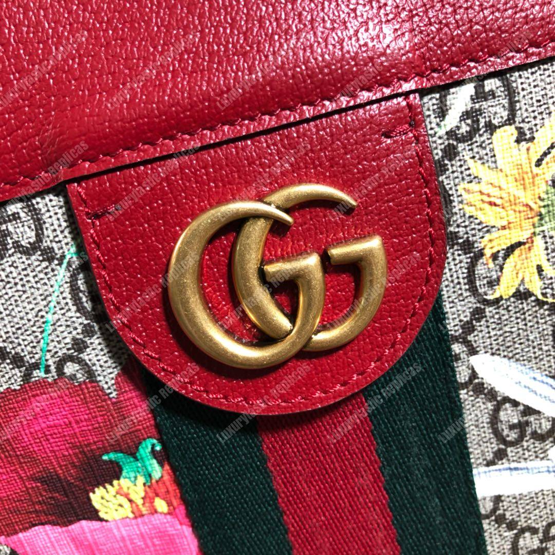 G*u*i ophidia gg flora medium tote red
