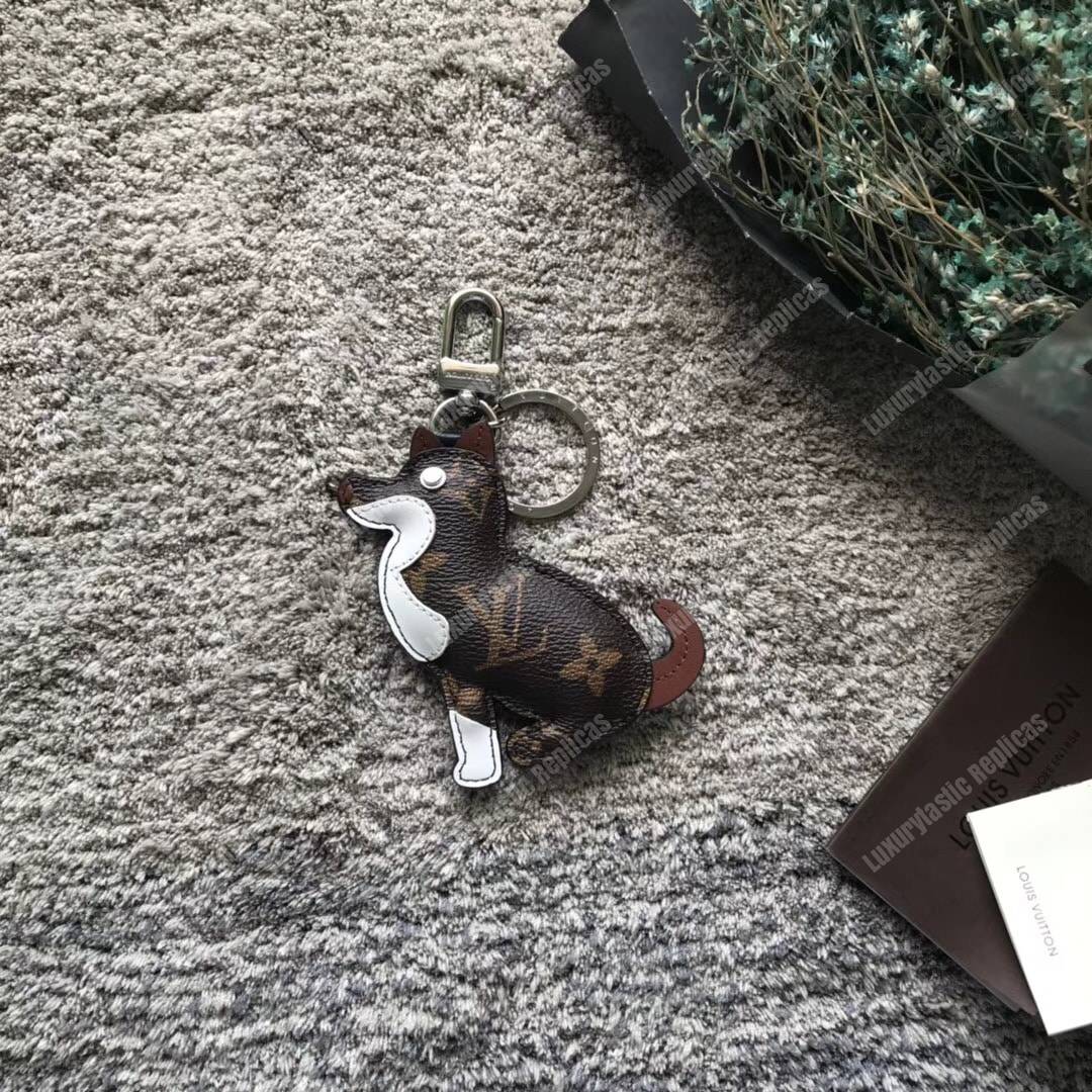 LV Dog Bag Charm and Key Holder