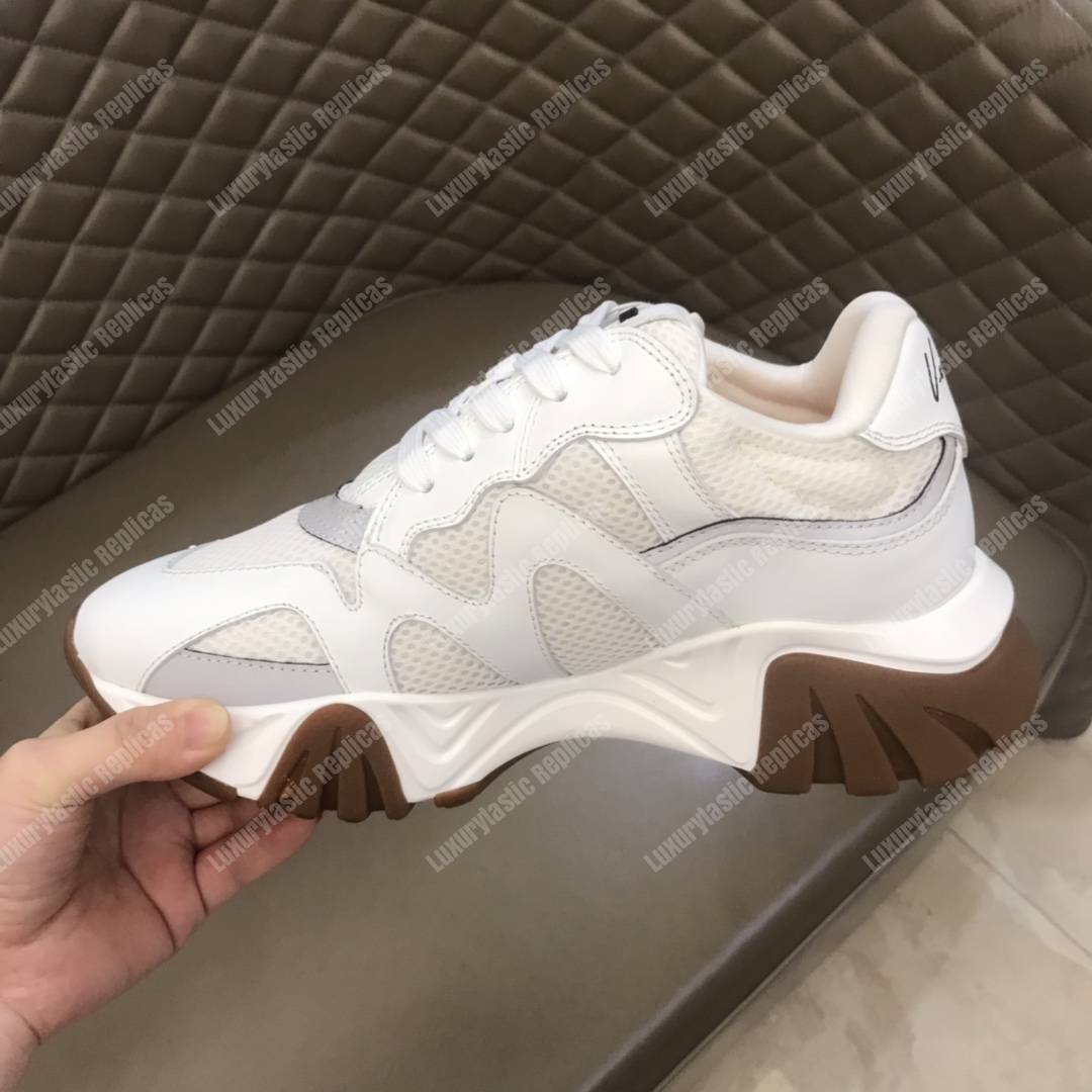 Versace Squalo Sneakers White/Brown