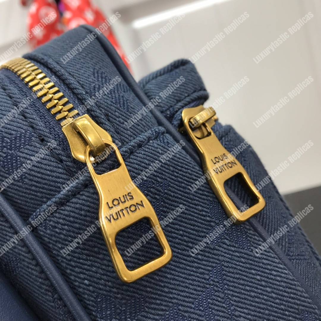LV Outdoor Bumbag Denim Fabric Monogram Navy