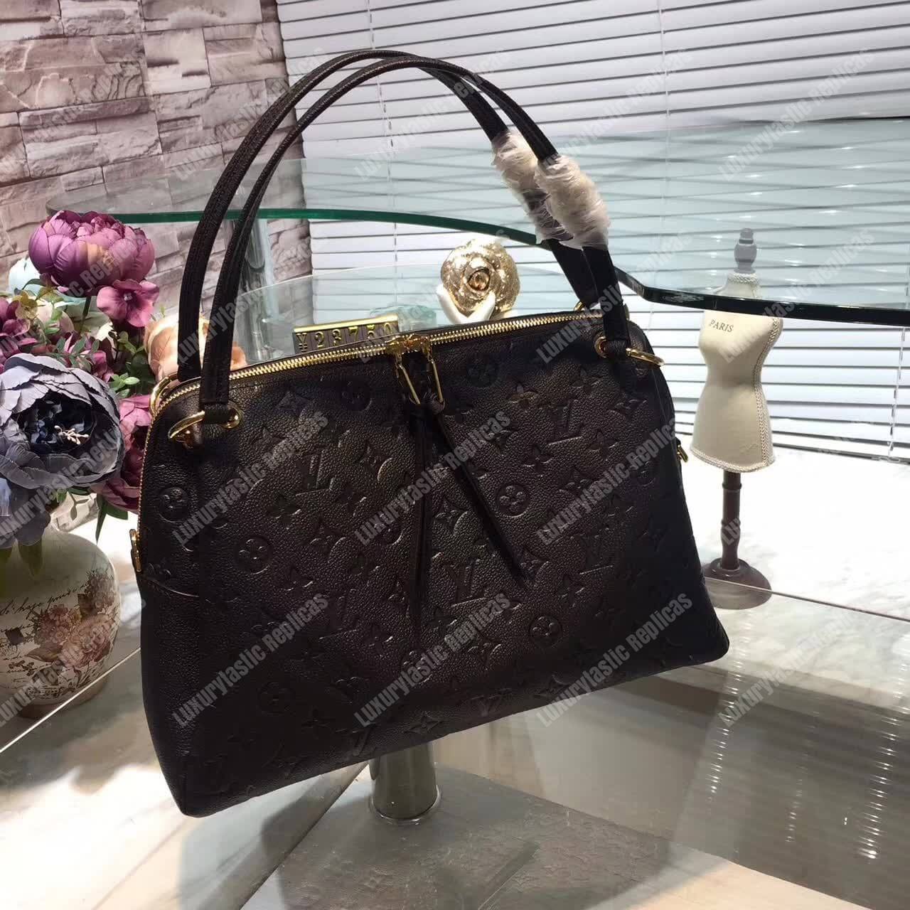 LV Ponthieu PM Monogram Empreinte Leather Noir