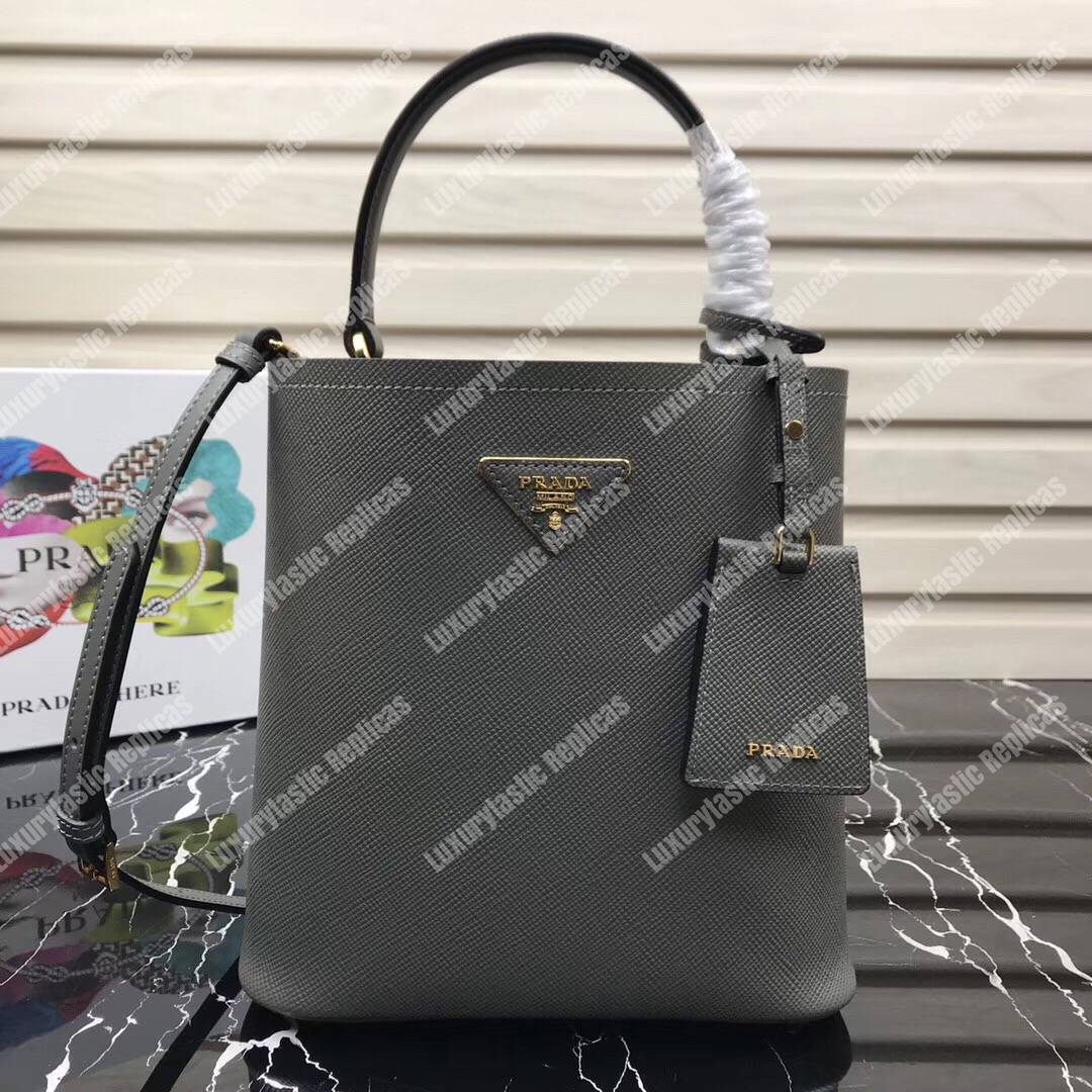 Pra*a panier medium bag grey