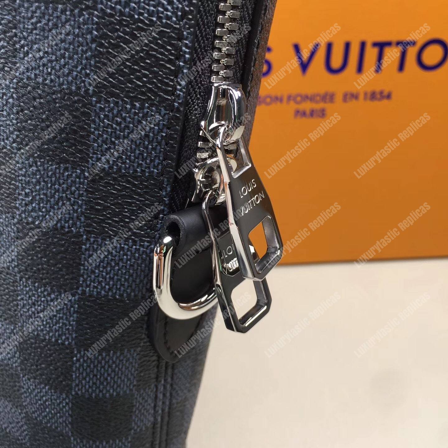 LV Porte-Documents Jour Damier Cobalt Canvas