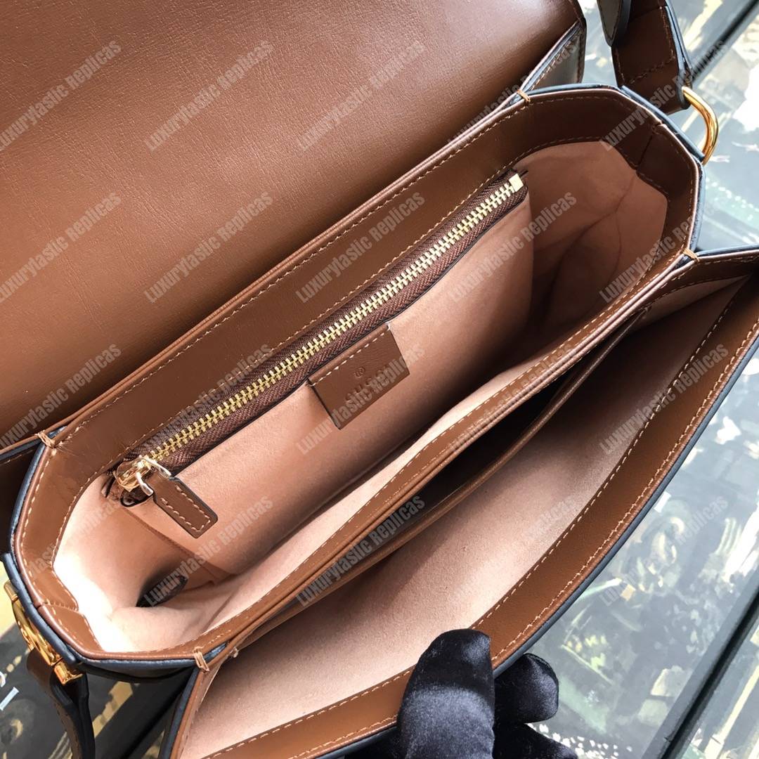 G*u*i 1955 horsebit shoulder bag brown