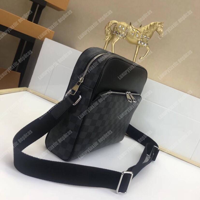 LV Dayton Reporter PM Damier Graphite
