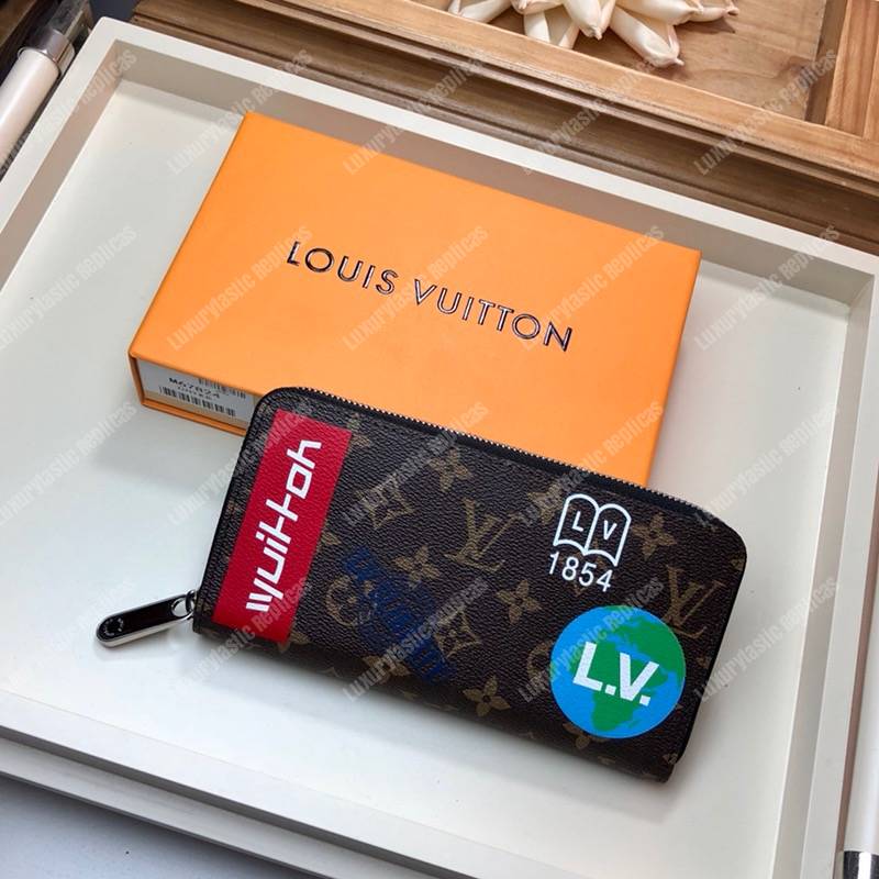 LV Zippy Organizer Monogram Marron