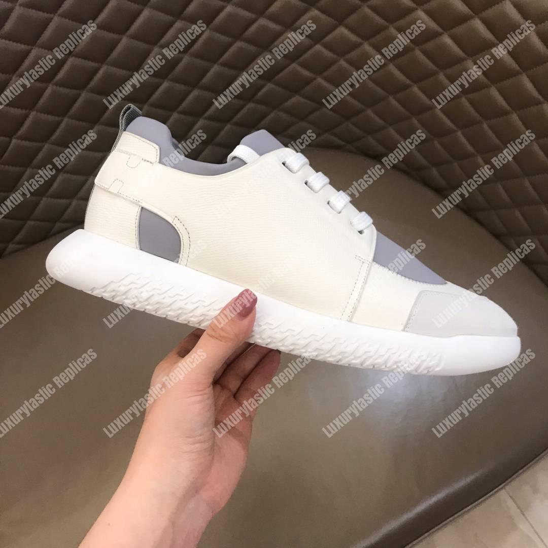 H**mes trail sneaker multicolore white