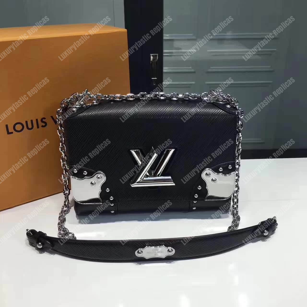 Twist MM Bag Epi Leather Noir