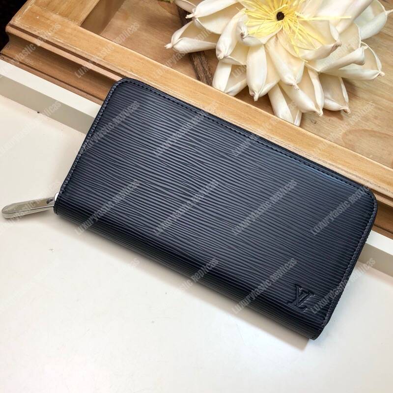 LV Zippy Wallet Epi Leather Noir