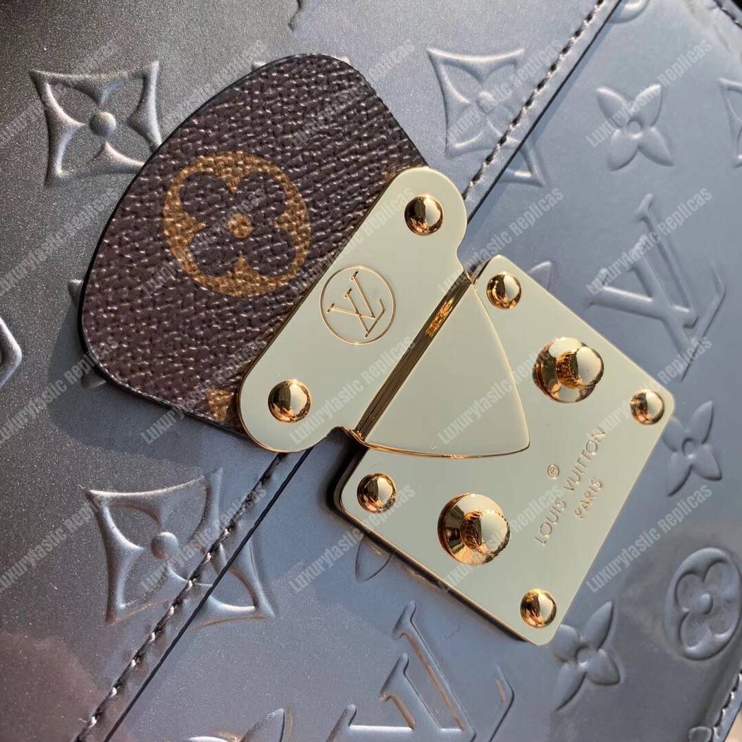 LV Spring Street Monogram Vernis Bitume Métallisé