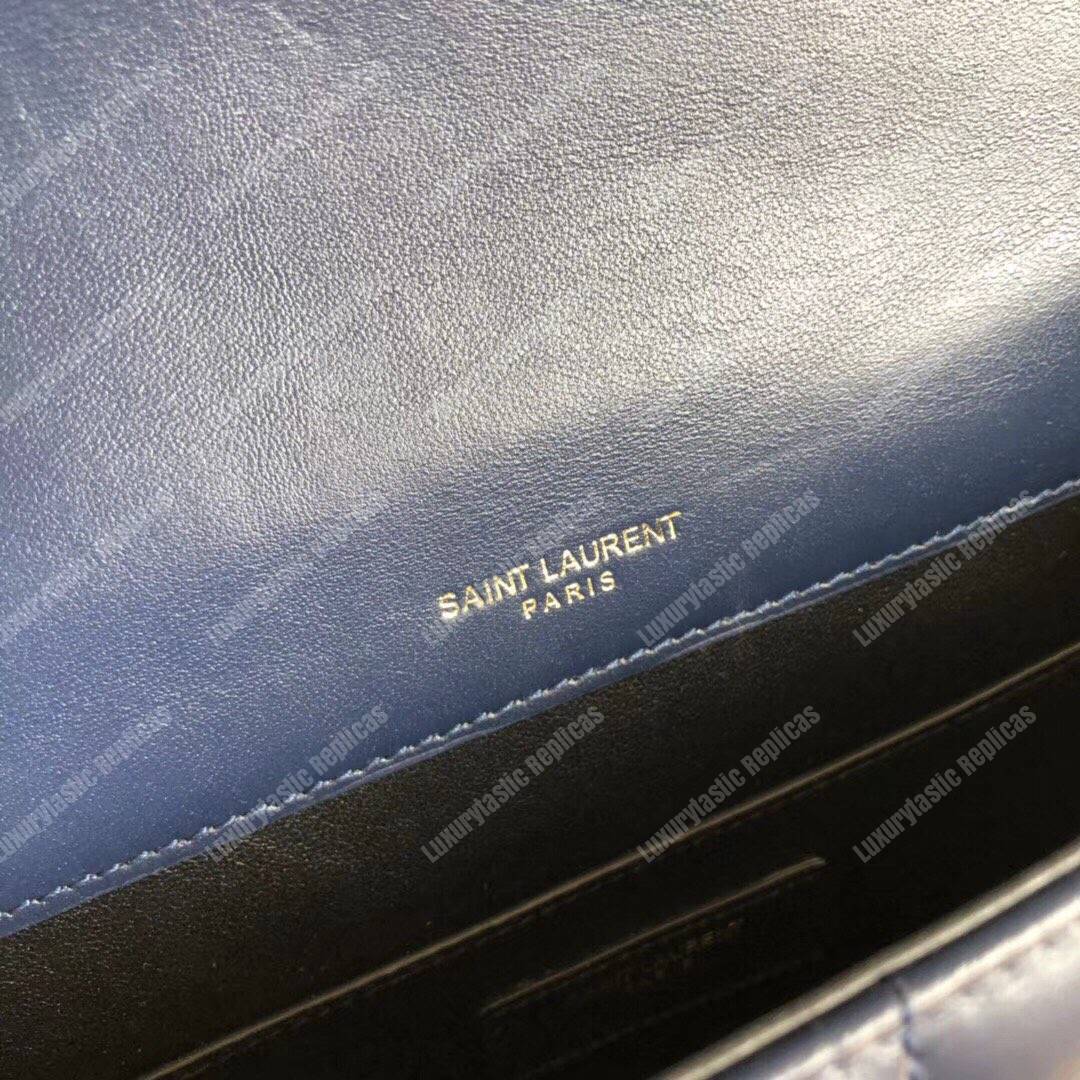 Saint Laurent Vicky Large Navy