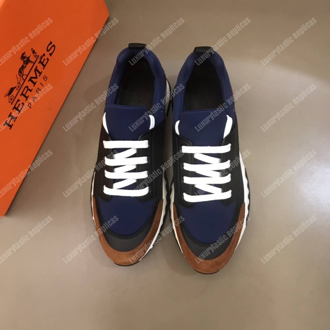 H**mes stadium sneaker blue/black