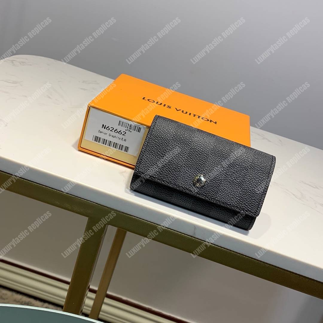 LV 6 Key Holder Damier Graphite Canvas