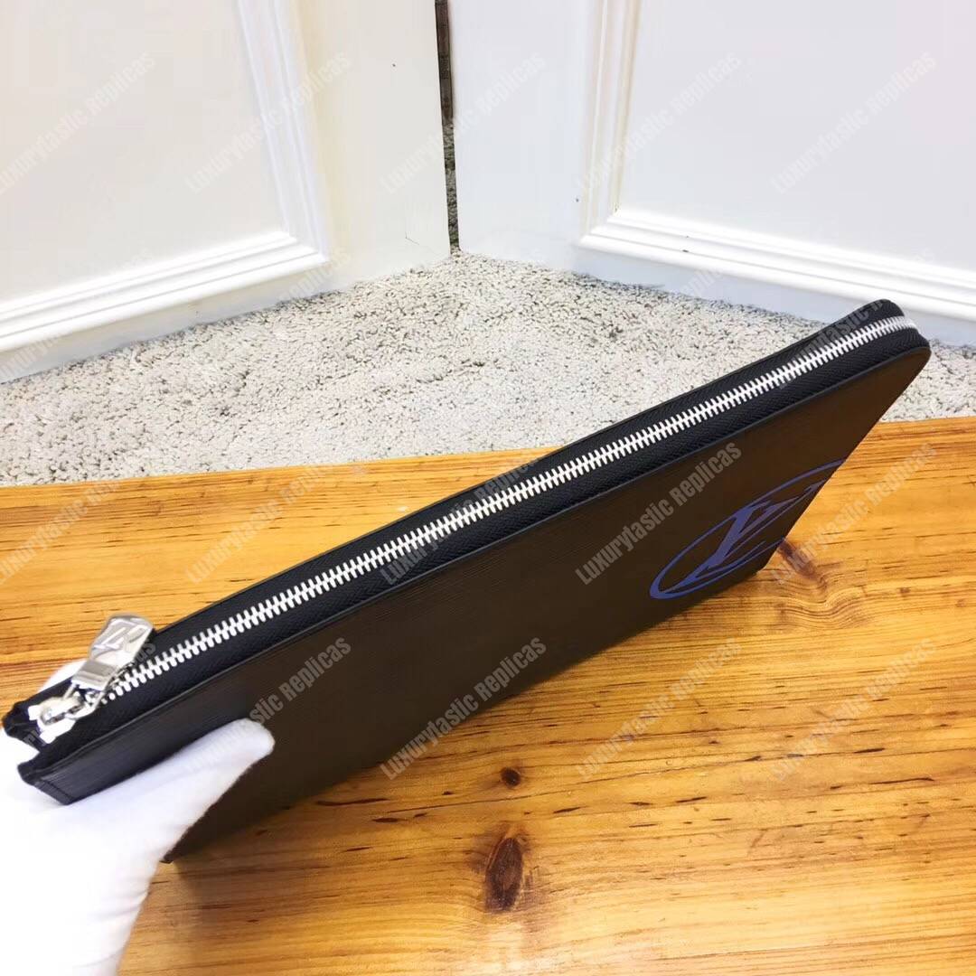 LV Pochette Jour GM Epi Leather Bleu Marine