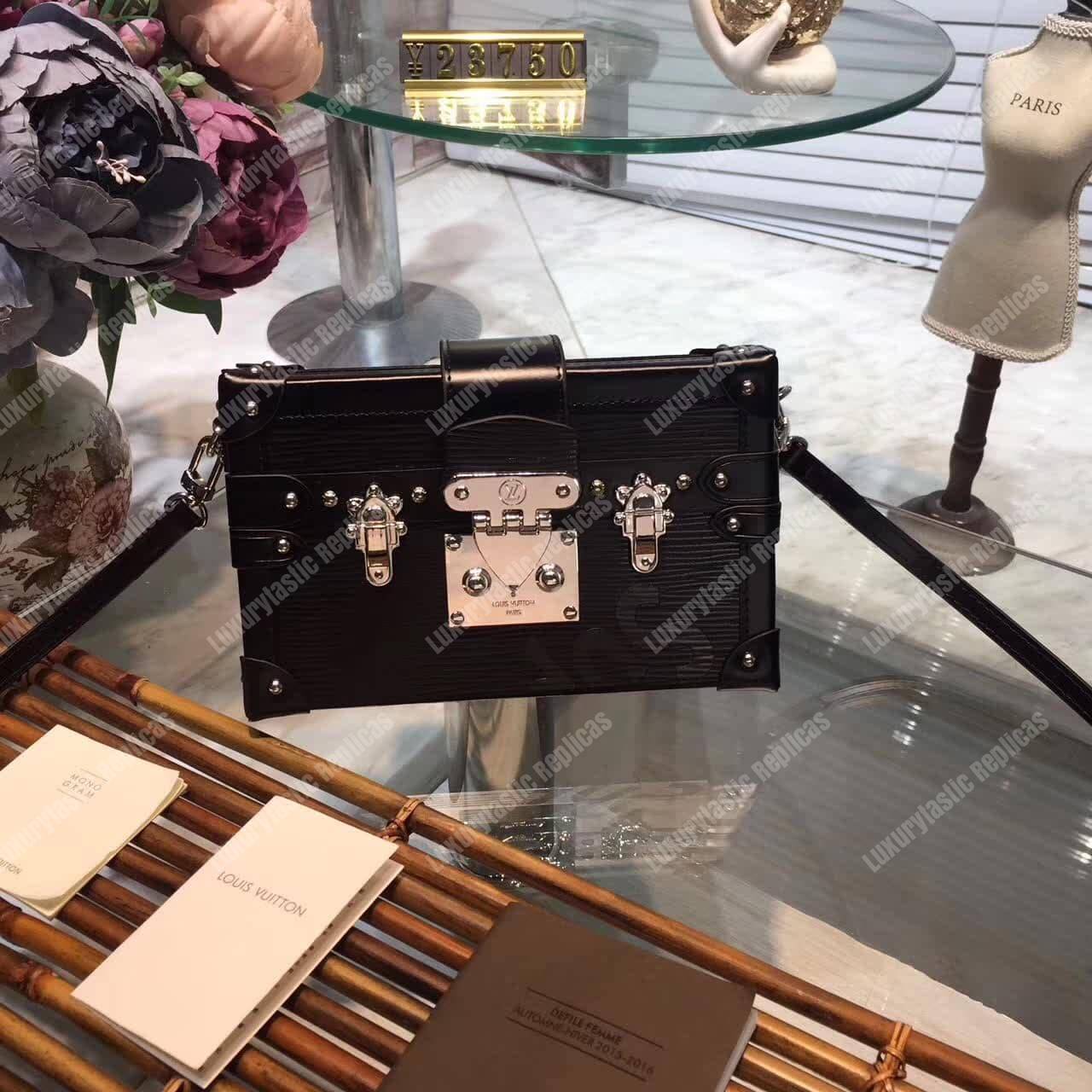 L**is vu*t*on x sup*e petite malle limited edition black