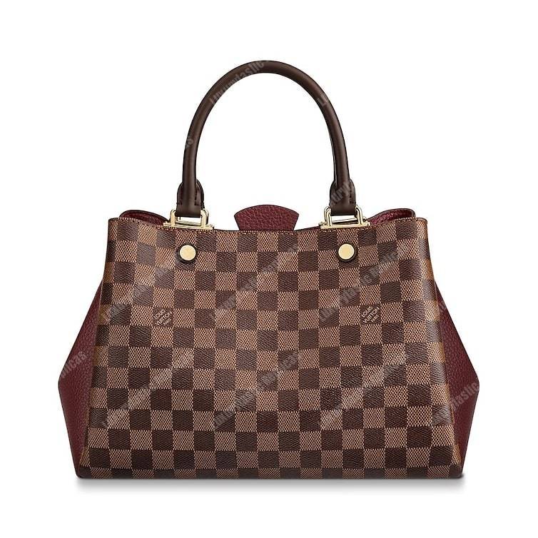 LV Brittany Damier Ebene Canvas Bordeaux
