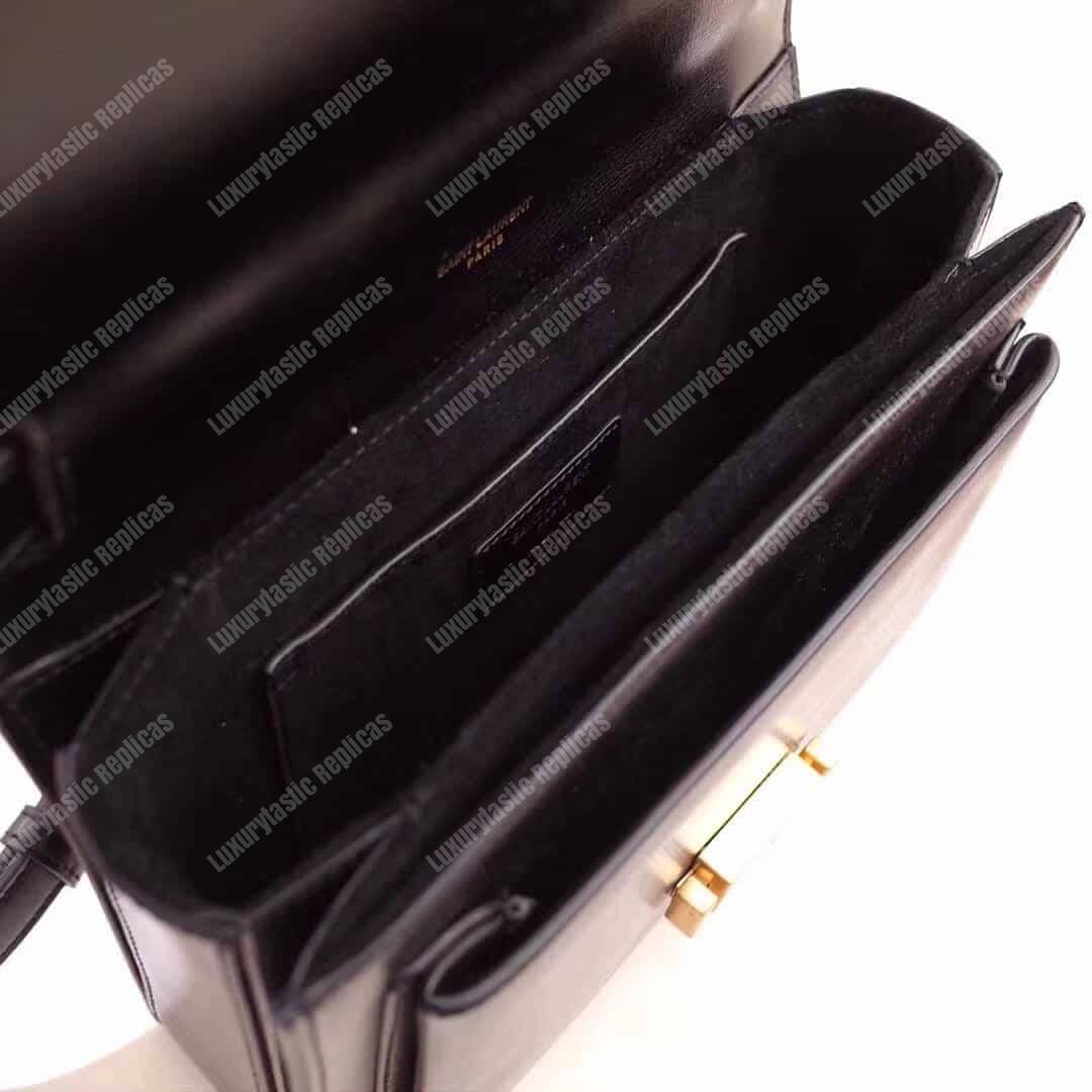Saint Laurent Medium Bellechasse Black Leather