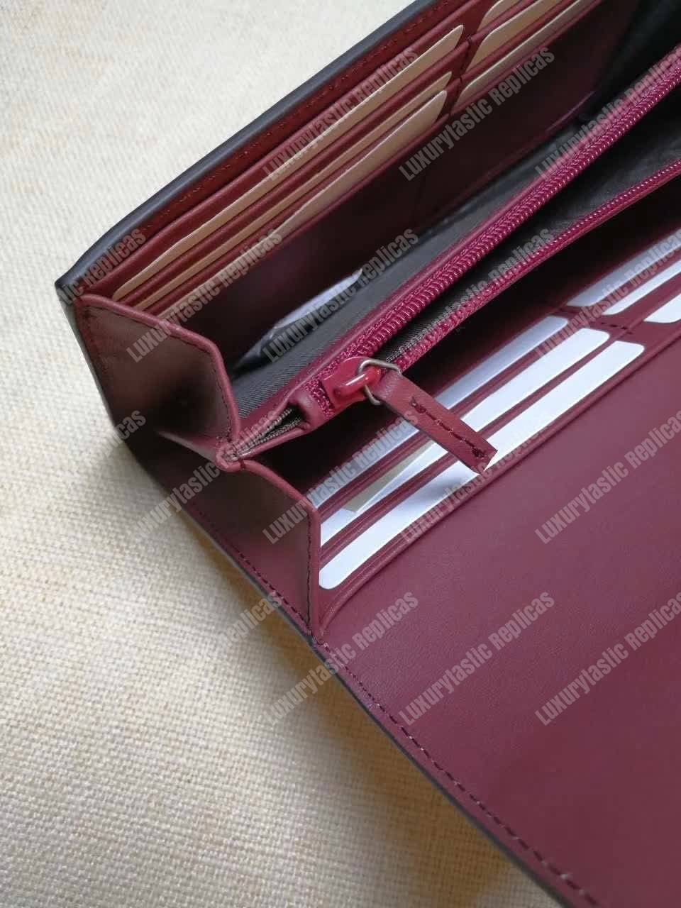 G*u*i gg blooms continental wallet antique rose