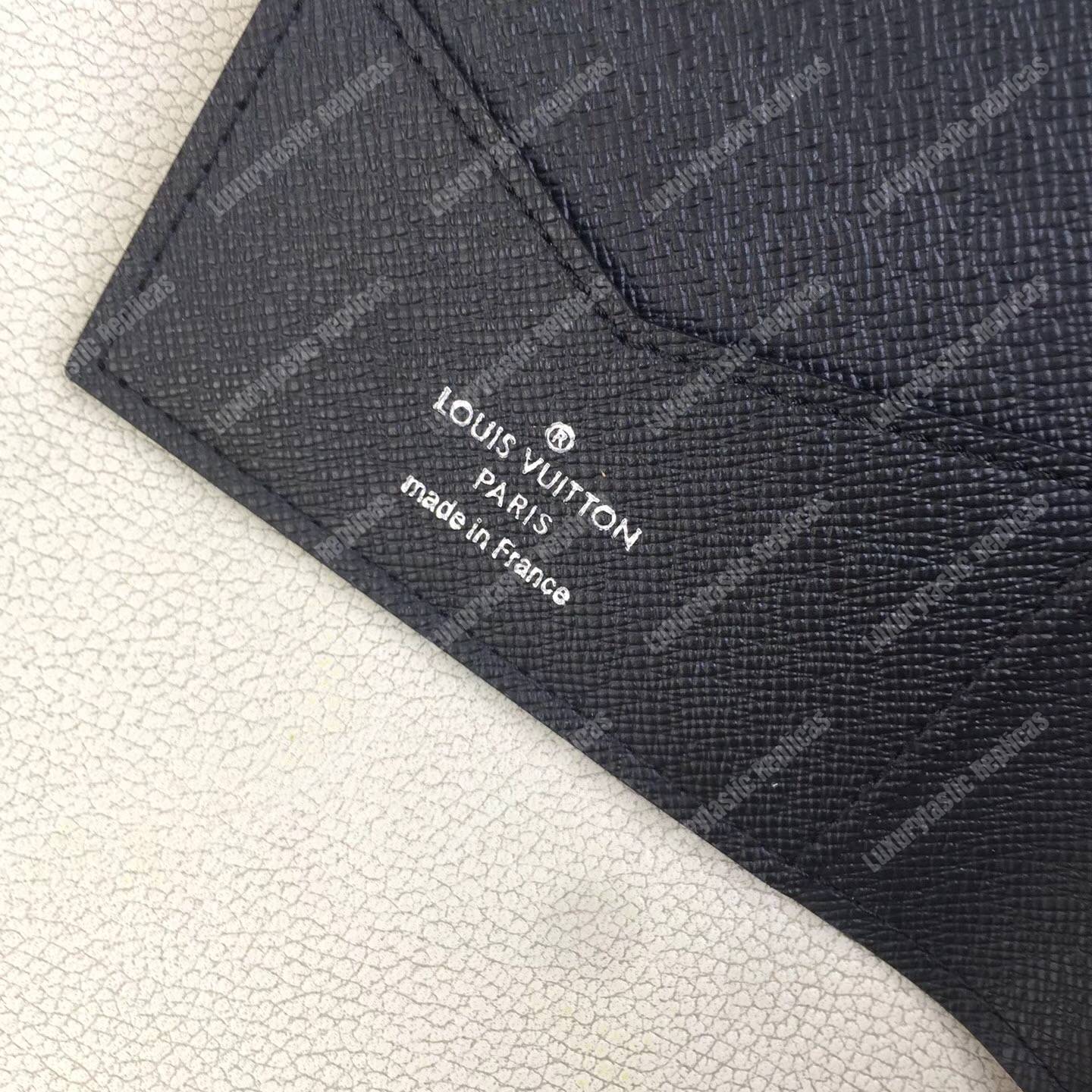 LV Passport Cover Damier Graphite Canvas